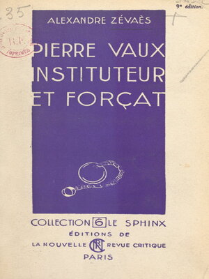 cover image of Pierre Vaux